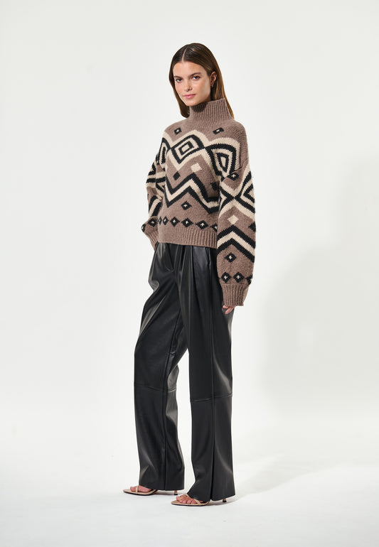 NADINEDEA - DEA KUDIBAL - FAIR ISLE CAMEL