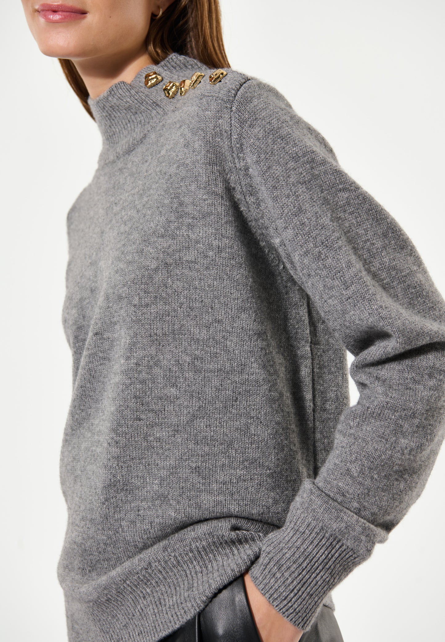 CASMIRADEA - DEA KUDIBAL - GREY MELANGE