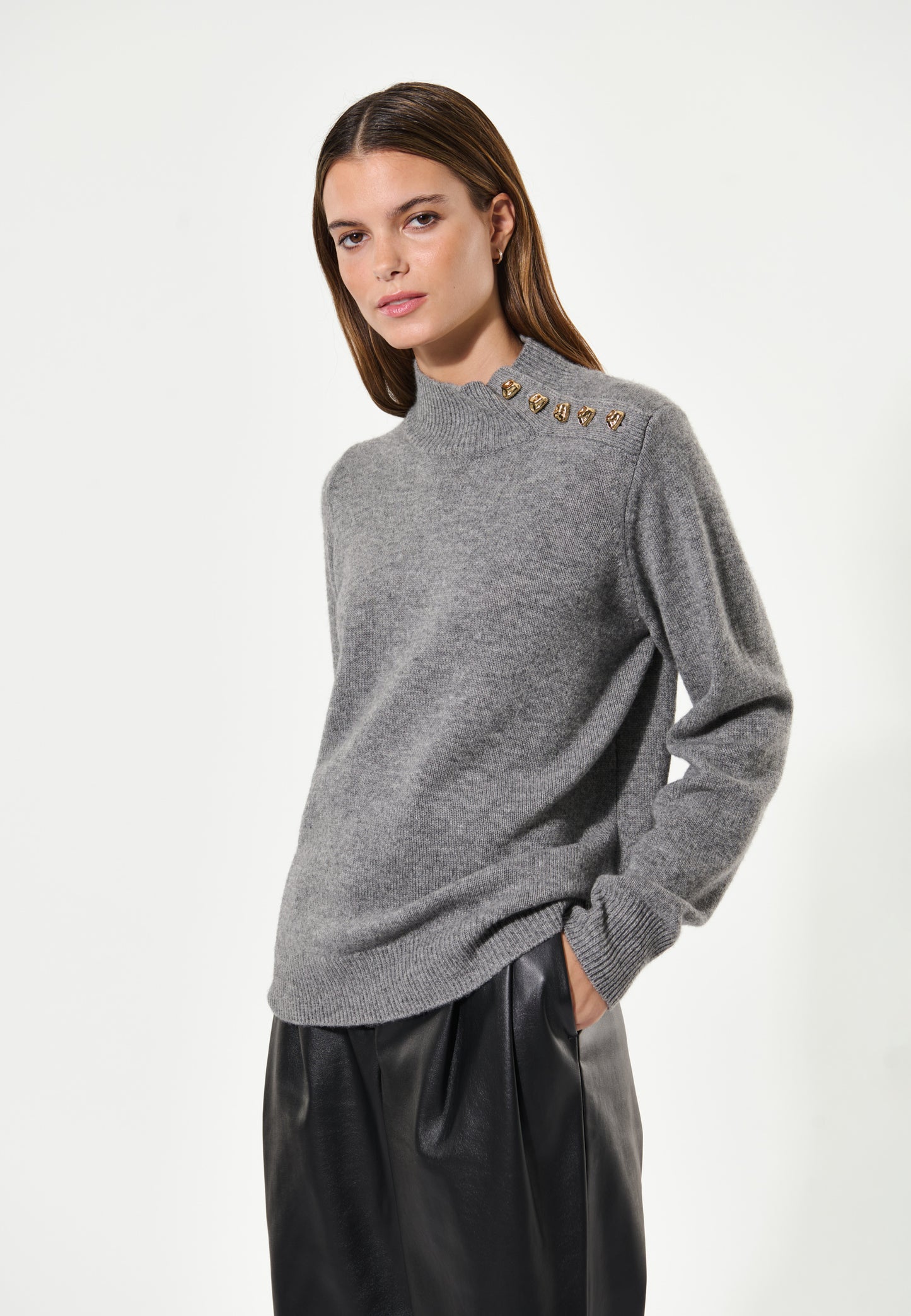 CASMIRADEA - DEA KUDIBAL - GREY MELANGE