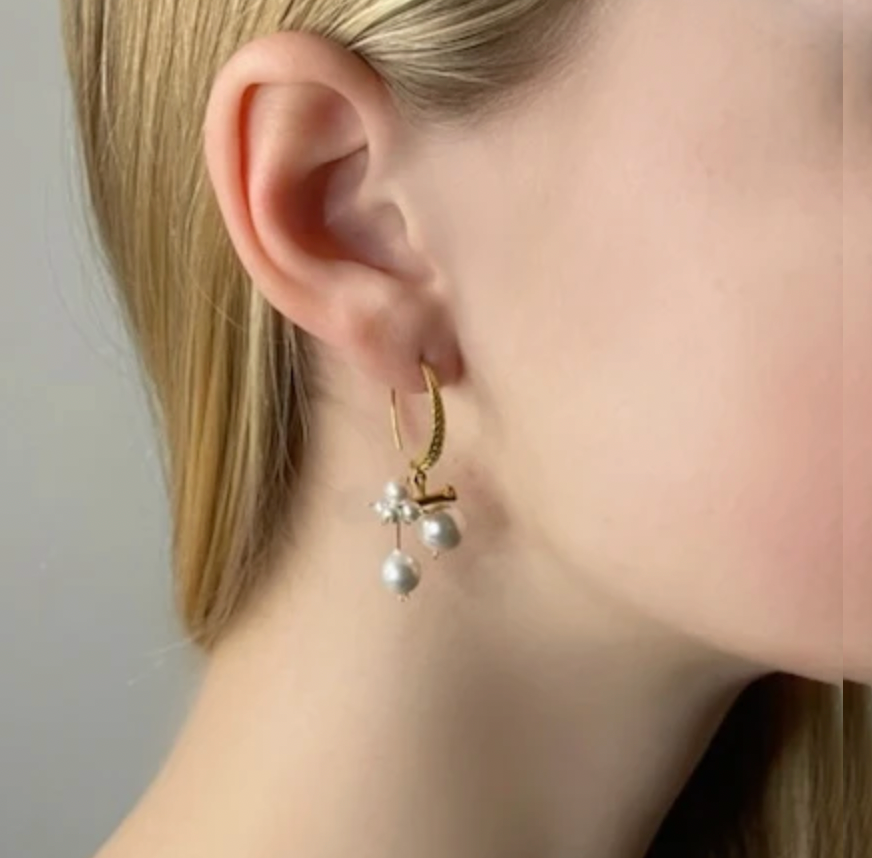 PEARL BUBBLES - KIVILAI - PEARL/GOLD