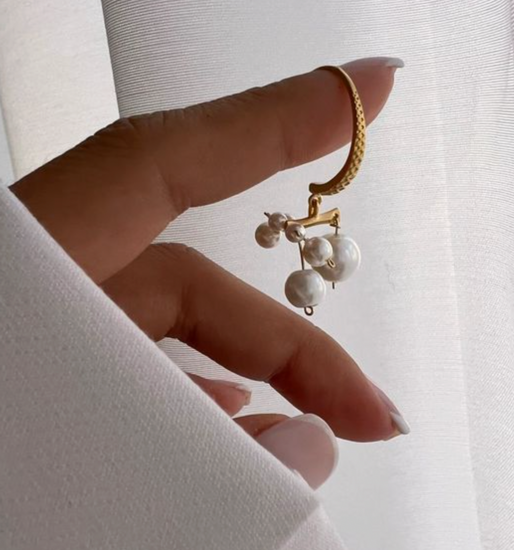 PEARL BUBBLES/SINGLE - KIWILAI - PEARL/GOLD