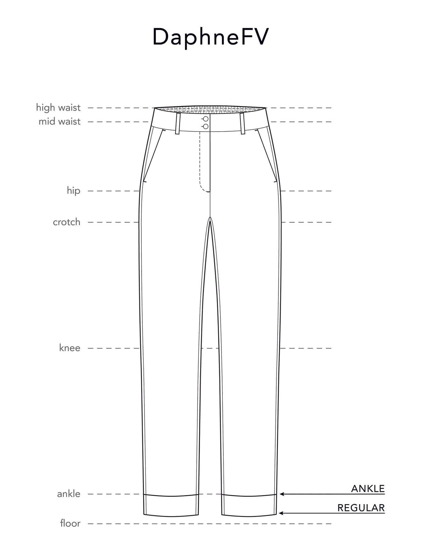 DAPHNE PANTS - FIVEUNITS - DAWN BLUE - bukser - PAG STUDIO