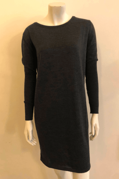 Ella - Sibin Linnebjerg - Antrazit - Kjoler - porteagauche