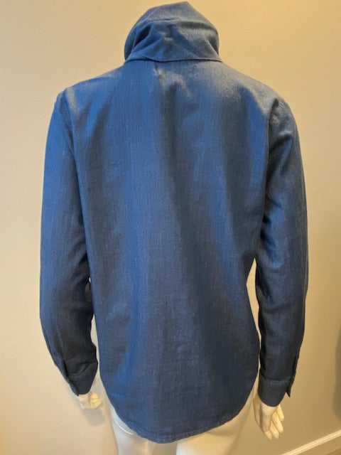 Marston bow shirt - Tomorrow - Rinse real Indigo - Skjorter - PAG STUDIO