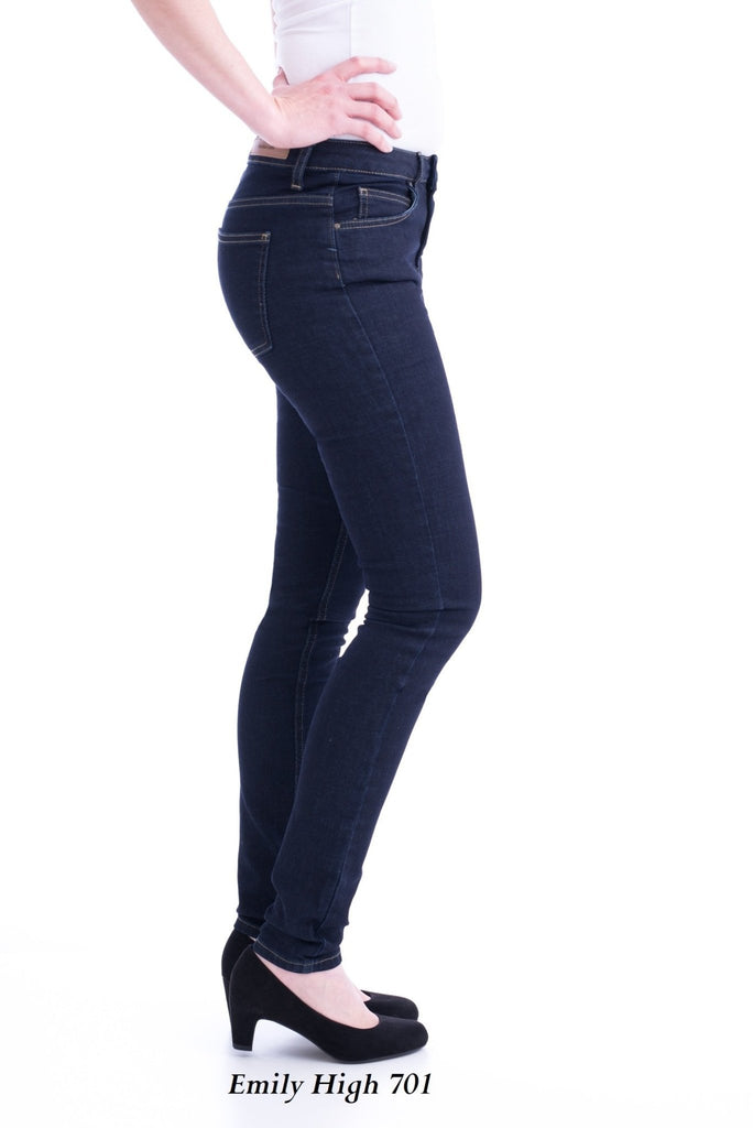 Scholdan - Lentz Emily High Jeans - 701, Blue Wash - Jeans - porteagauche