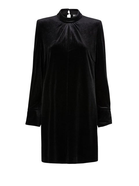 Sloane velvet dress - Dante 6 - raven - Kjole - PAG STUDIO