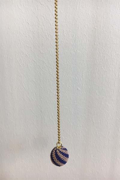 We love Jewellery - Necklace - Light Pink / Purple Stripes - Halskæder - porteagauche