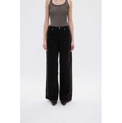 ABBY - FIVEUNITS - DARK COFFEE CORDUROY