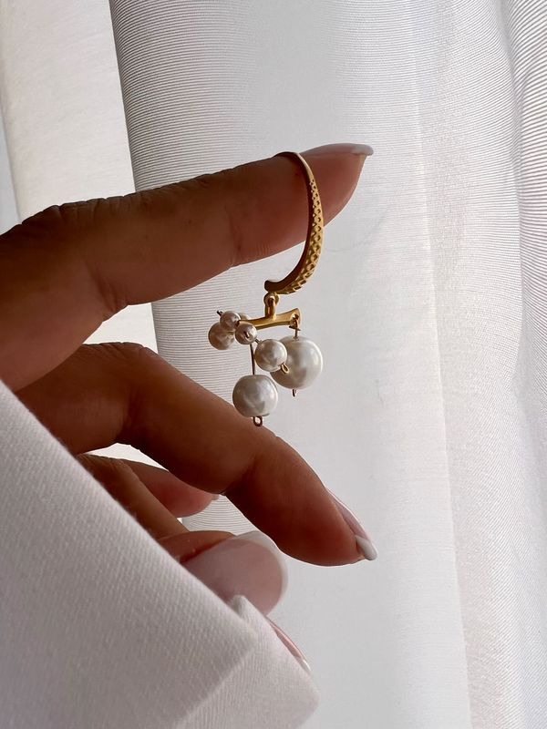 PEARL BUBBLES - KIVILAI - PEARL/GOLD