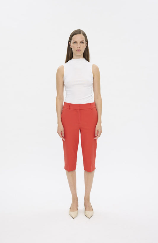 CLARA CAPRI - FIVE UNITS - POPPY RED
