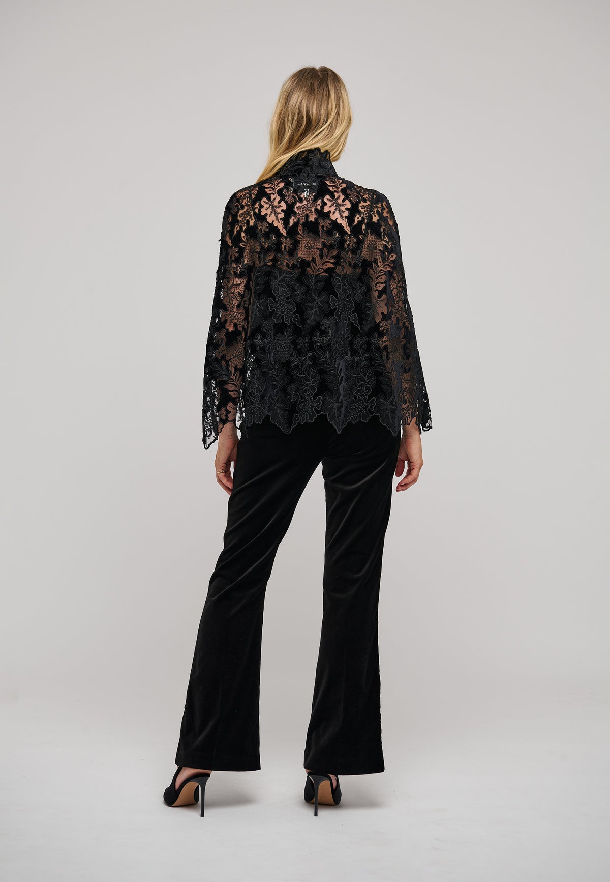 AMINADEA - DEA KUDIBAL- BLACK EMBROIDERY