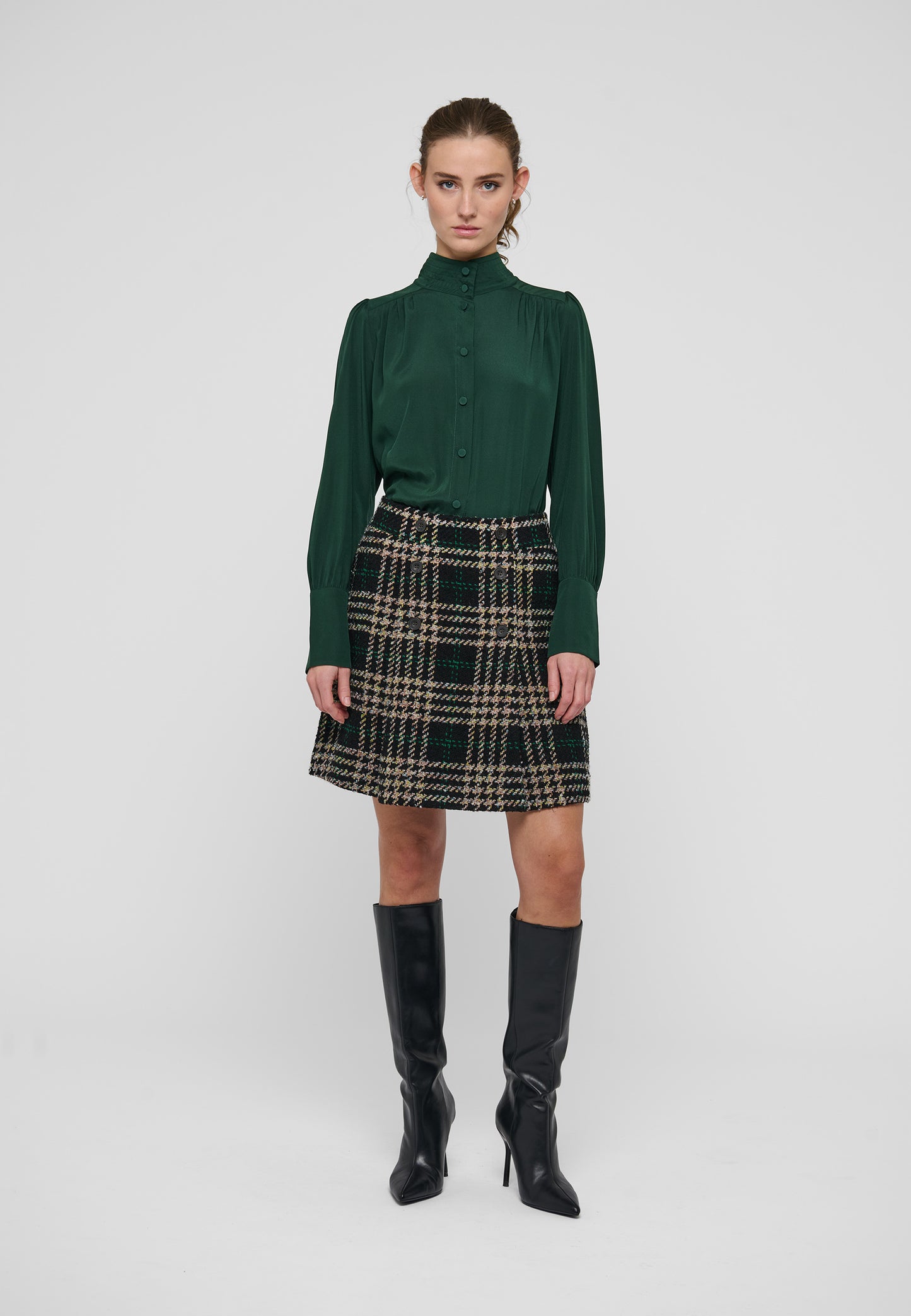 PATRIZIADEA  - DEAKUDIBAL - DOBBY CHECK BOUCLE
