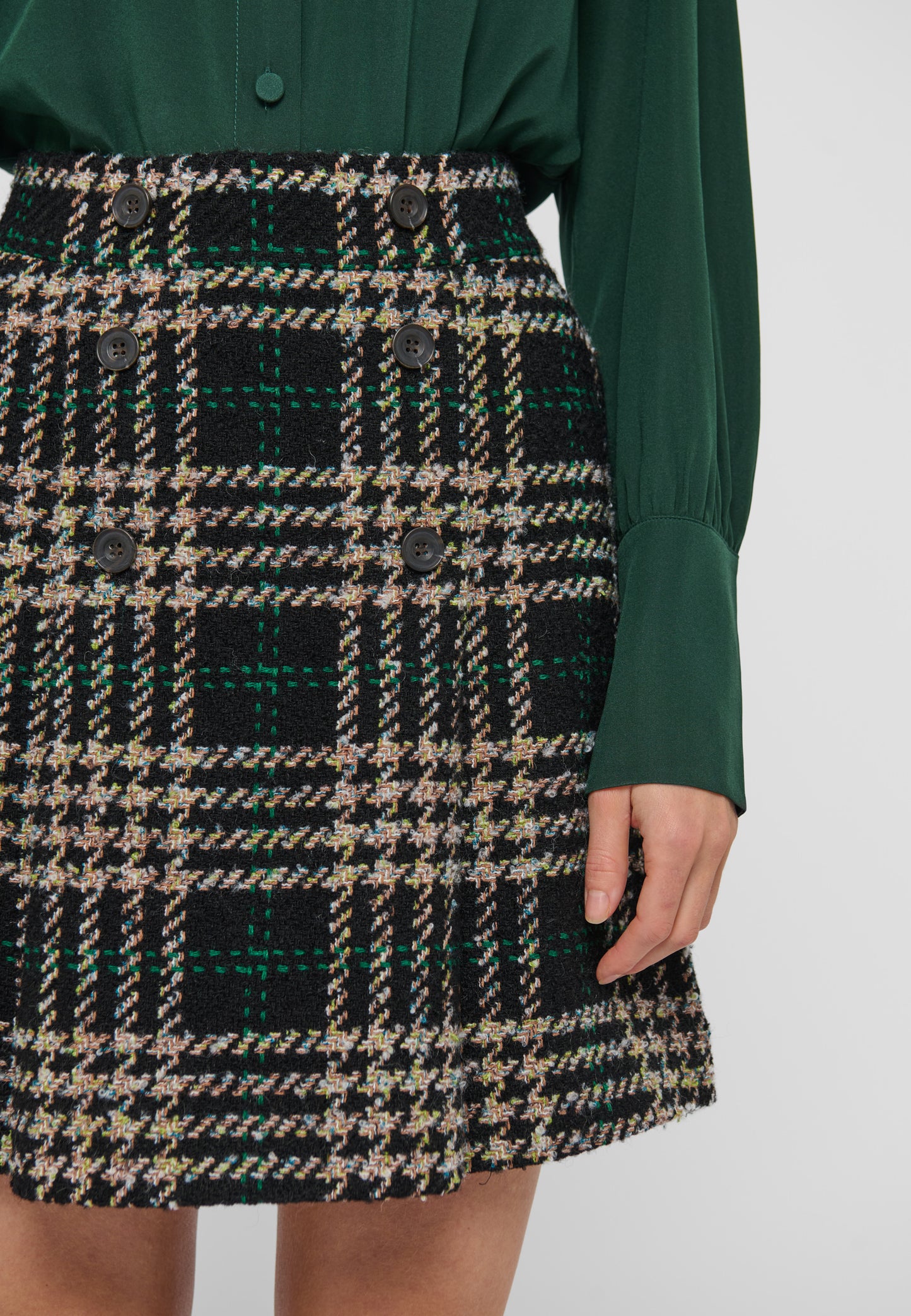 PATRIZIADEA  - DEAKUDIBAL - DOBBY CHECK BOUCLE