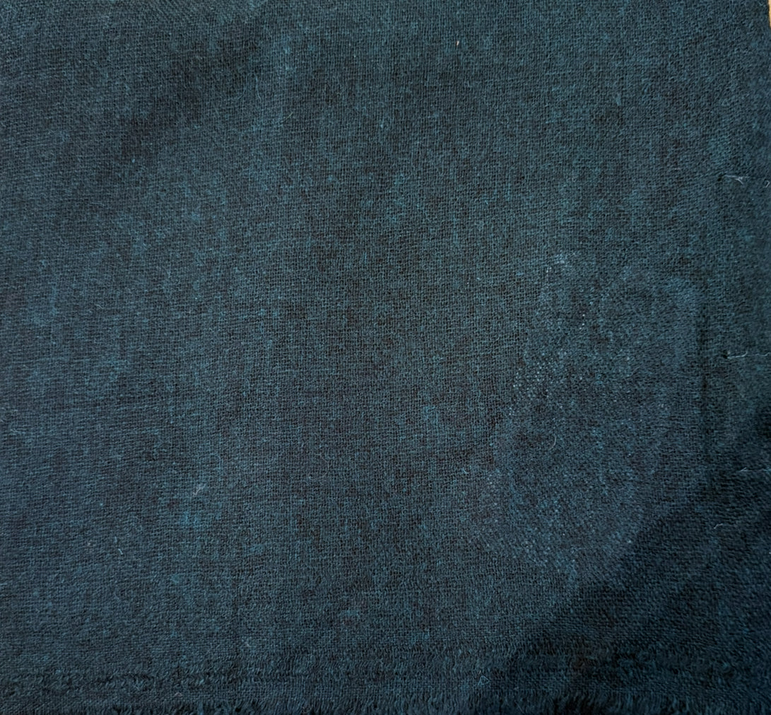 SOLACE - CASHMERE SCARF - DENIM BLUE