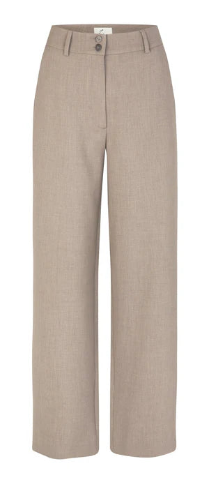 SOPHIA PANT - FIVEUNITS - OAK MELLANGE LONG