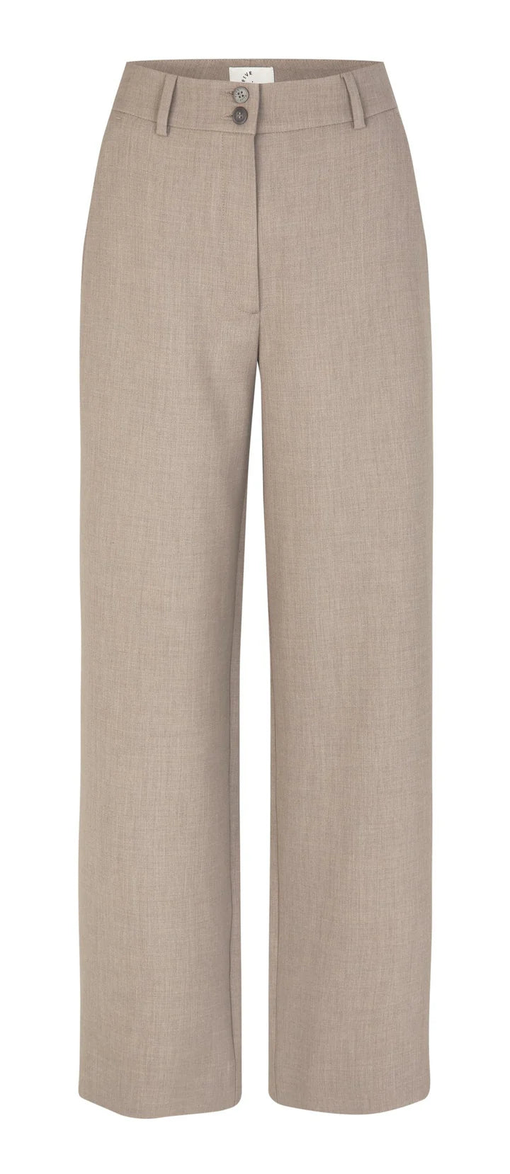 SOPHIA PANT - FIVEUNITS - OAK MELLANGE LONG
