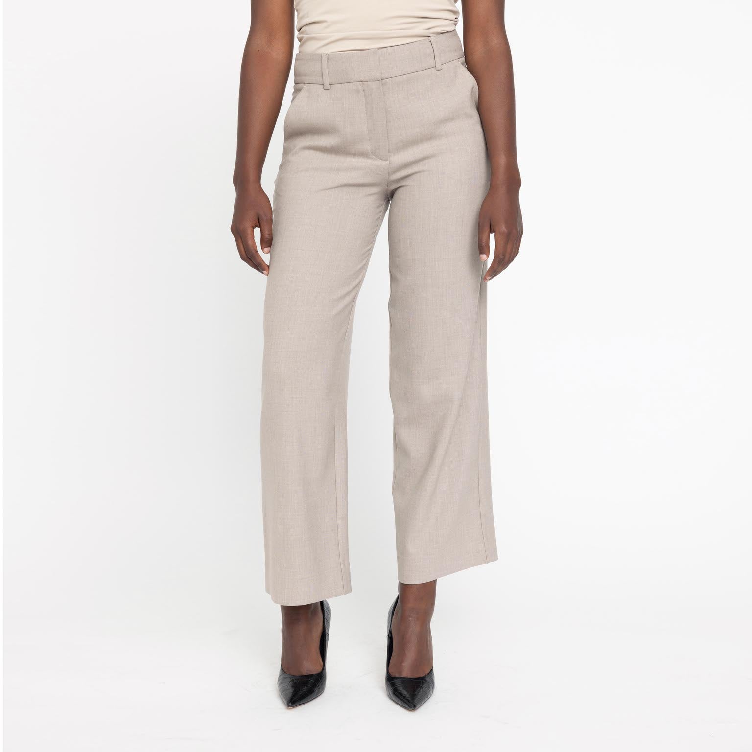 DENA ANKLE PANTS - FIVEUNITS - OAK MELLANGE - Bukser - PAG STUDIO