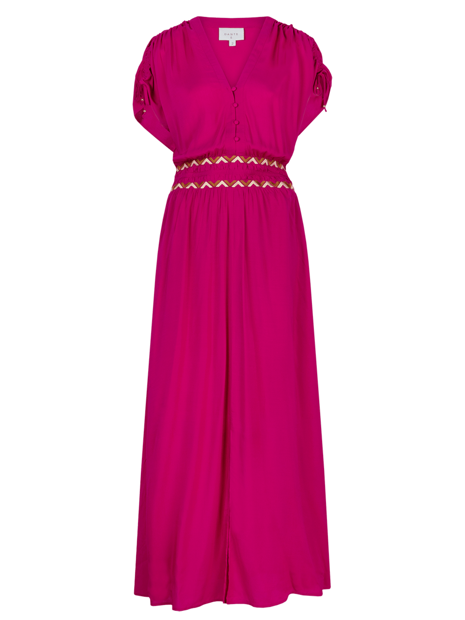 IMPERIA BOHEMIAN MAXI - DANTE 6 - HIBISCUS PINK - Kjole - PAG STUDIO