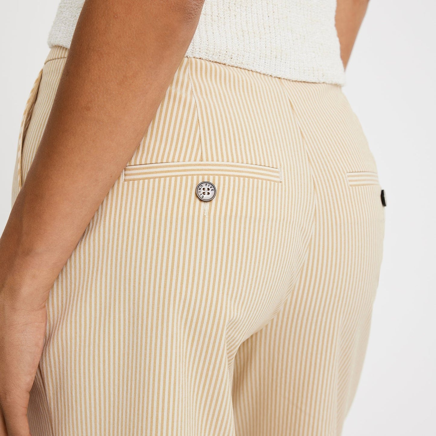 SOPHIA ANKLE PANTS - FIVEUNITS - SUN STRIPE - Bukser - PAG STUDIO