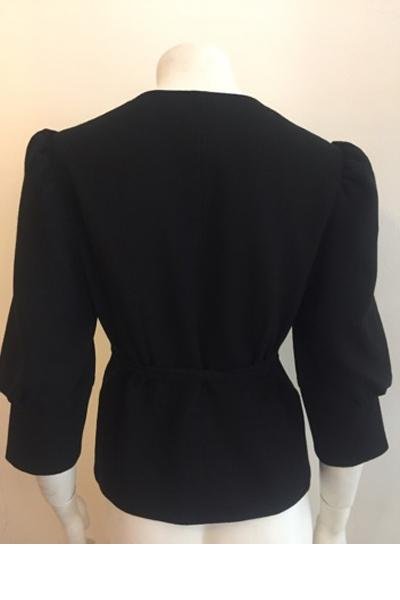 Christina Koch - Blazer, Black - Blazere - porteagauche