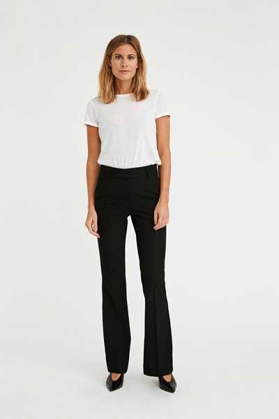 Clara Long Pants 285 - Fiveunits - Black Glow - Bukser - porteagauche