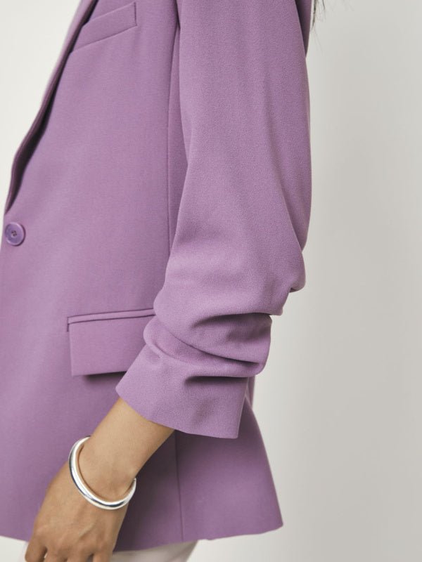 Daya cropped sleeve blazer - Dante 6 - Faded Purple - Kjole - PAG STUDIO