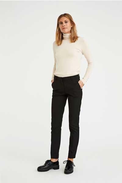 vejkryds ramme Midlertidig Kylie 238 Pants - Klassiske sorte bukser fra Fiveunits – PAG STUDIO