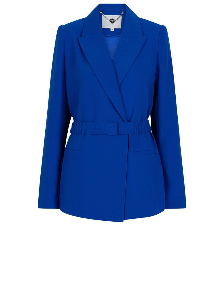 Memoire belted blazer - Dante 6 - Vibrant Blue - Blazer - PAG STUDIO
