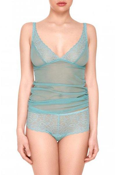 Miss Evelyn Camisole Top - Viola Sky - Turkies - Toppe - PAG STUDIO