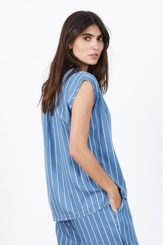 Paloma - Lolly's Laundry - Blue stripe - bluser - PAG STUDIO