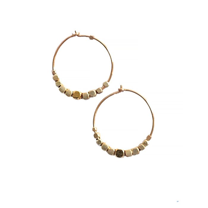 Peggy large Hoop - IBU Jewels - Gold - øreringe - PAG STUDIO