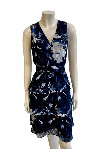 Radura Dress - Penny Black - Blue Pattern - Kjoler - porteagauche