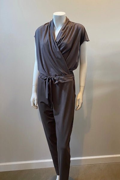 Rie Long Jumpsuit - Johanne Rubinstein - Khaki - Buksedragter - PAG STUDIO