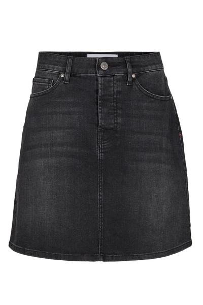 Tomorrow - Mandela Denim Skirt - Original Black - Nederdele - porteagauche